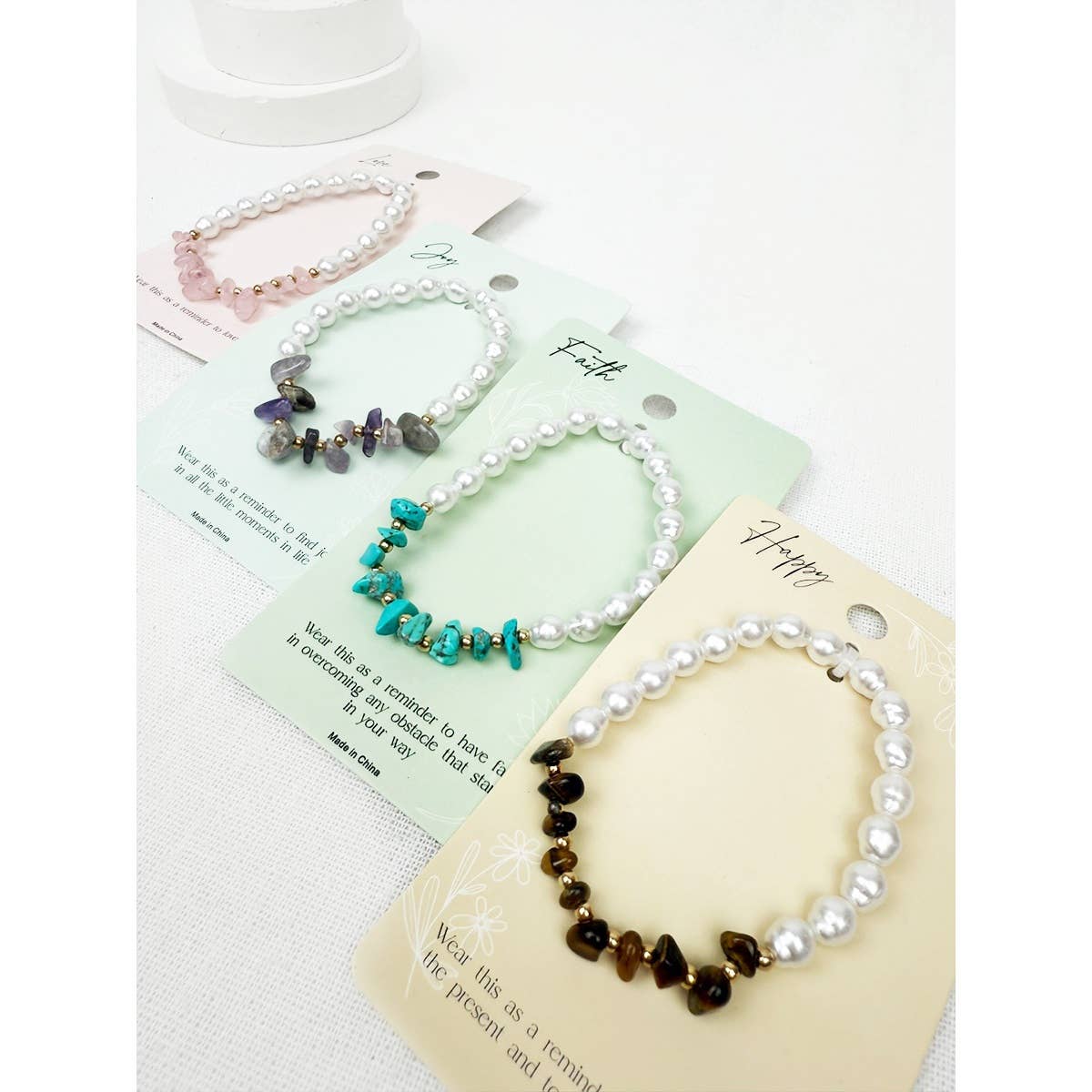 Inspirational Two Tone Bracelet