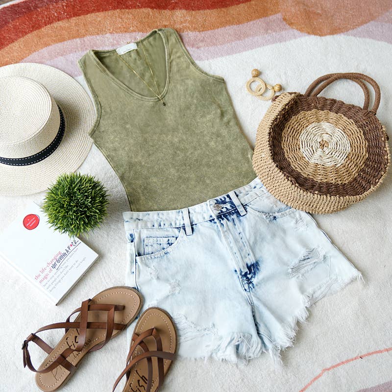 Vintage Washed Cotton Bodysuit