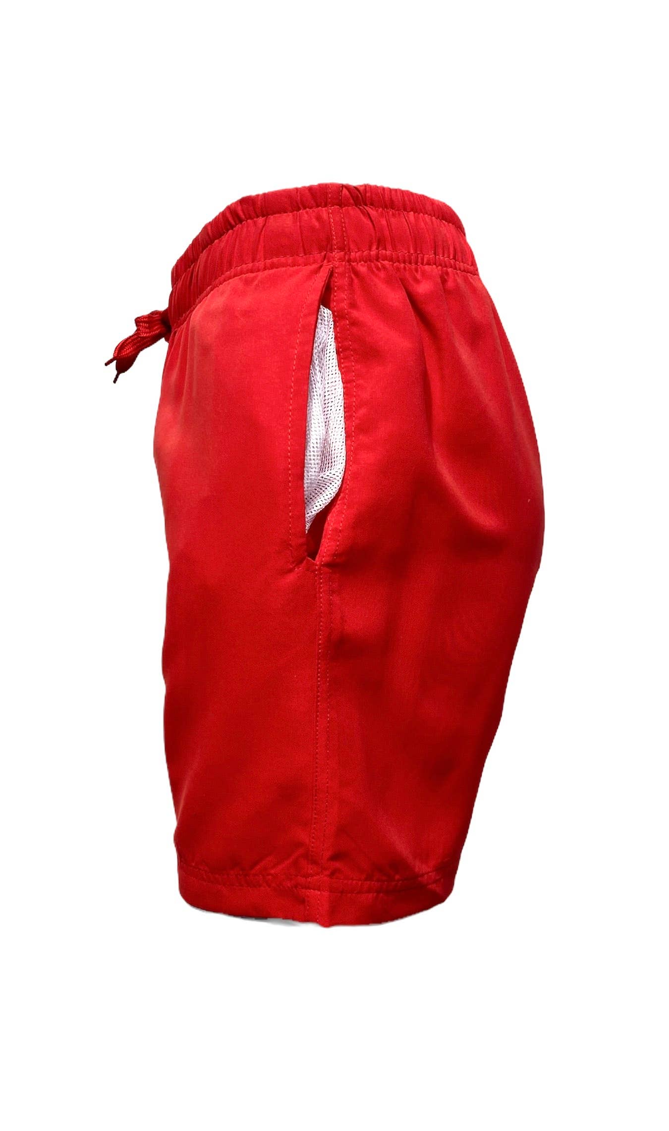 Red Men's Swim Trunk