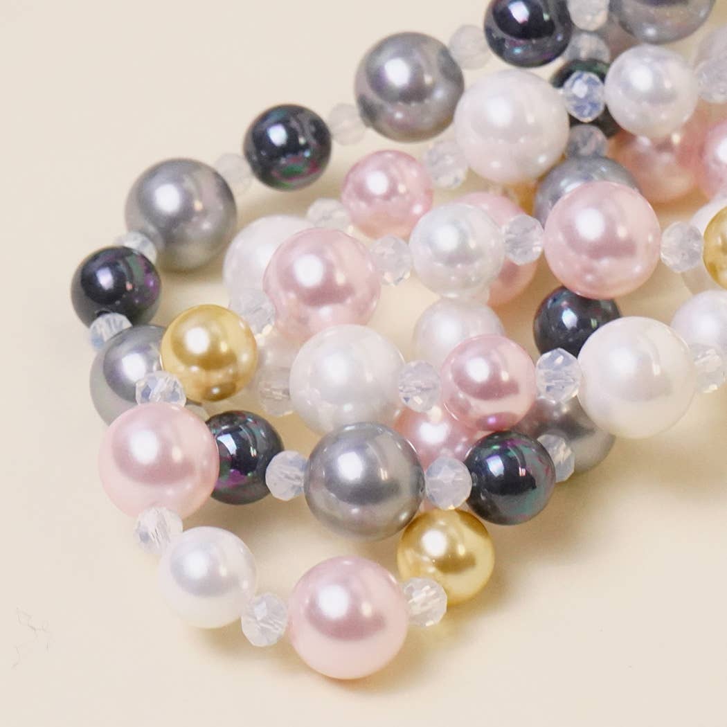 Pearl Beaded Keychain