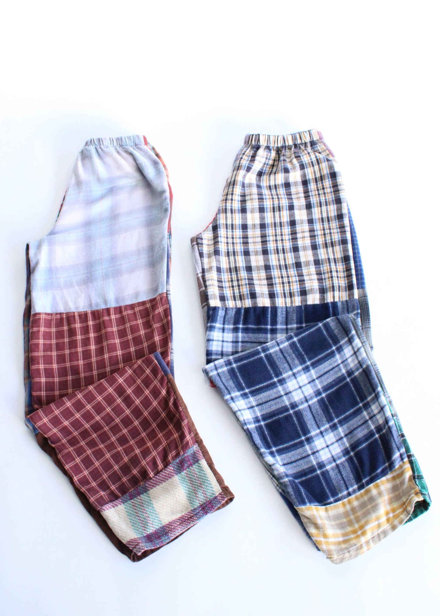 Reworked Upcycled Flannel Pajama Pants