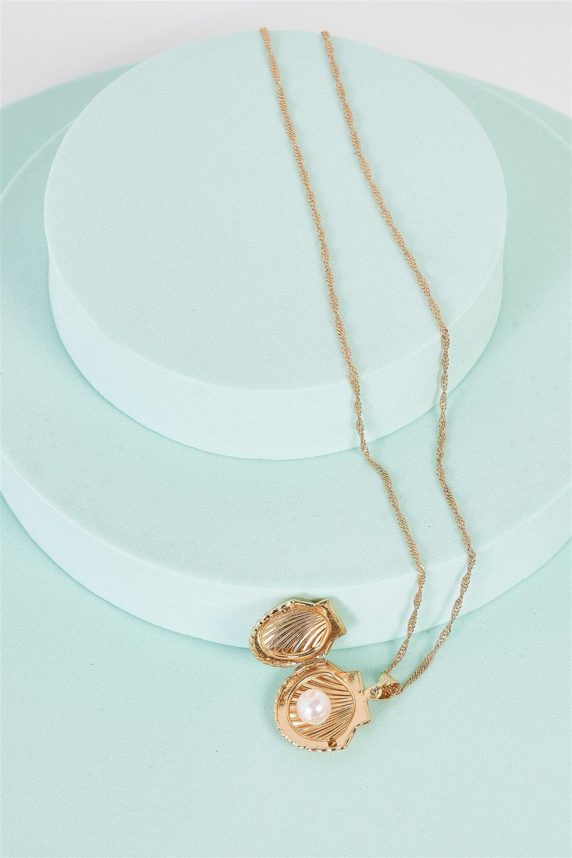 Mermaid Treasure Medallion Chain Necklace