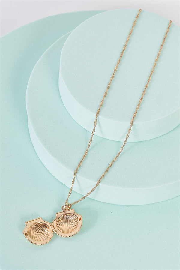 Mermaid Treasure Medallion Chain Necklace
