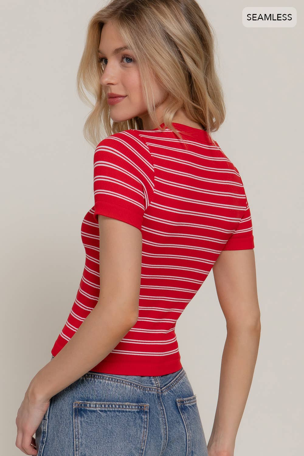 CHUNKY STRIPPED BLOUSE