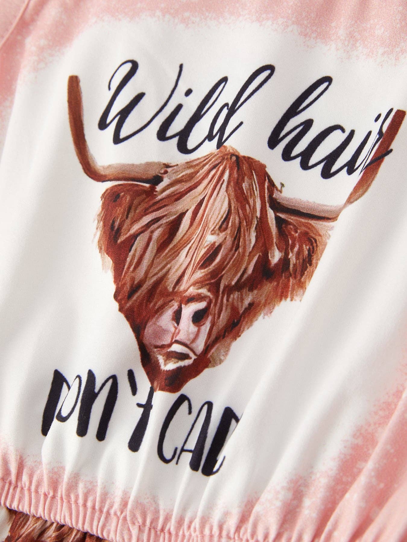 Cow Floral Girls Jumpsuit