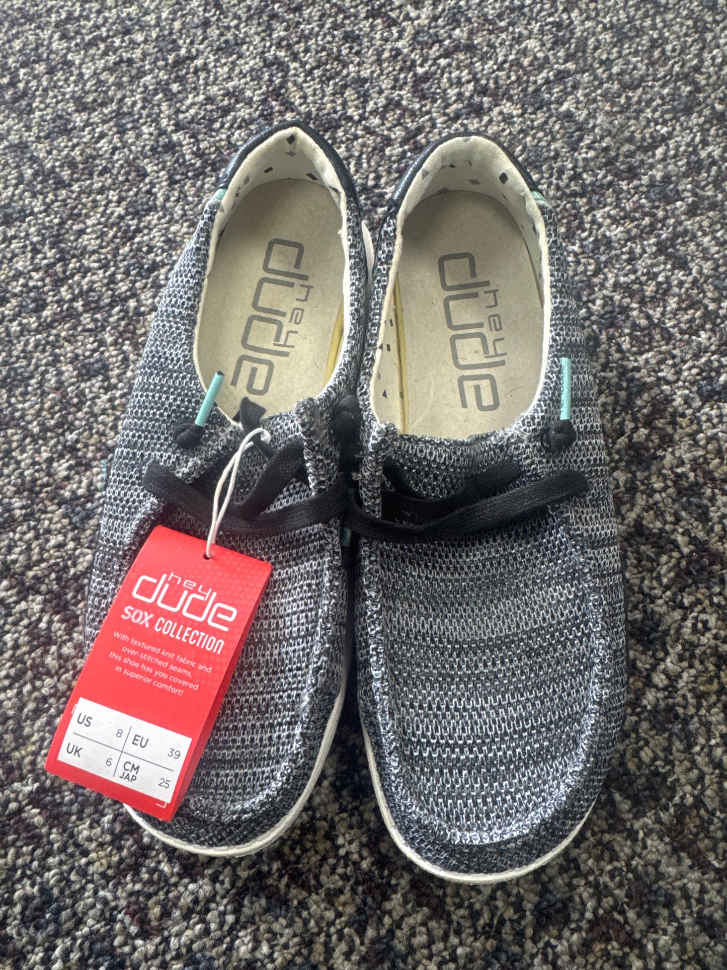 HEY DUDE WENDY SOX SIZE 8 NEW