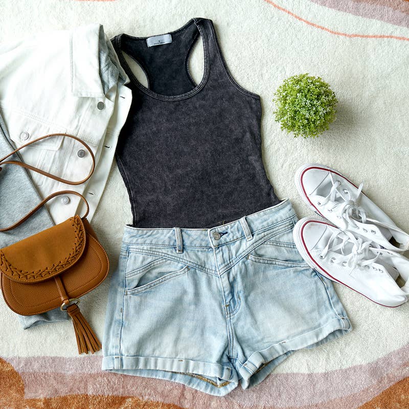 Vintage Washed Cotton Bodysuit