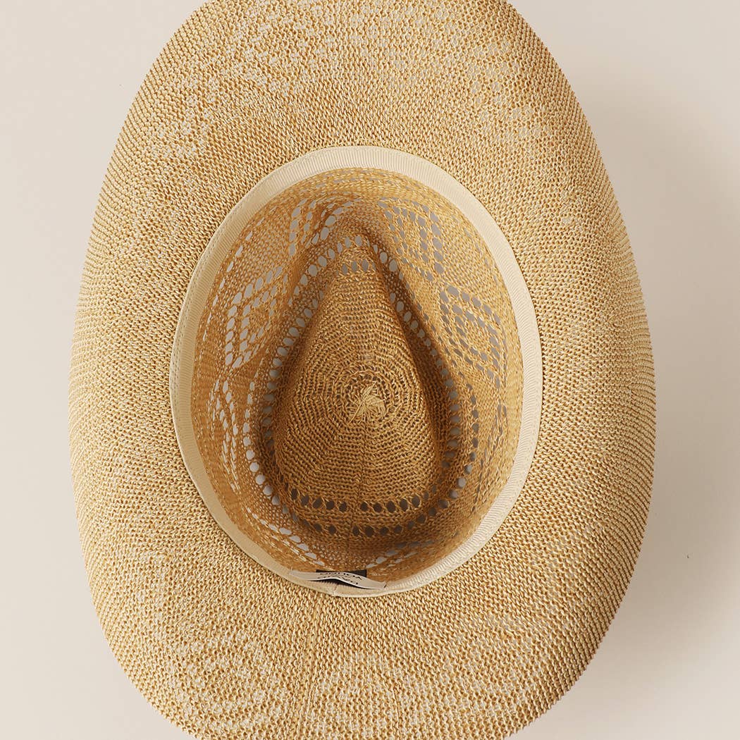 Eco-Friendly Straw Panama Adjustable Hat