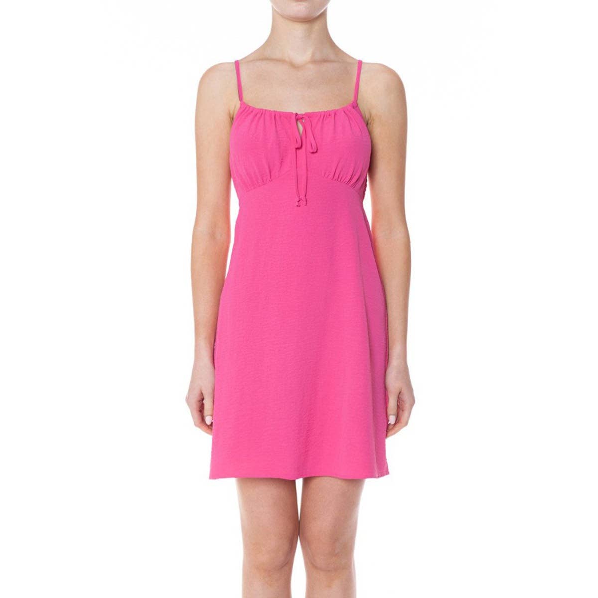 GREEN SQUARE NECK MINI DRESS
