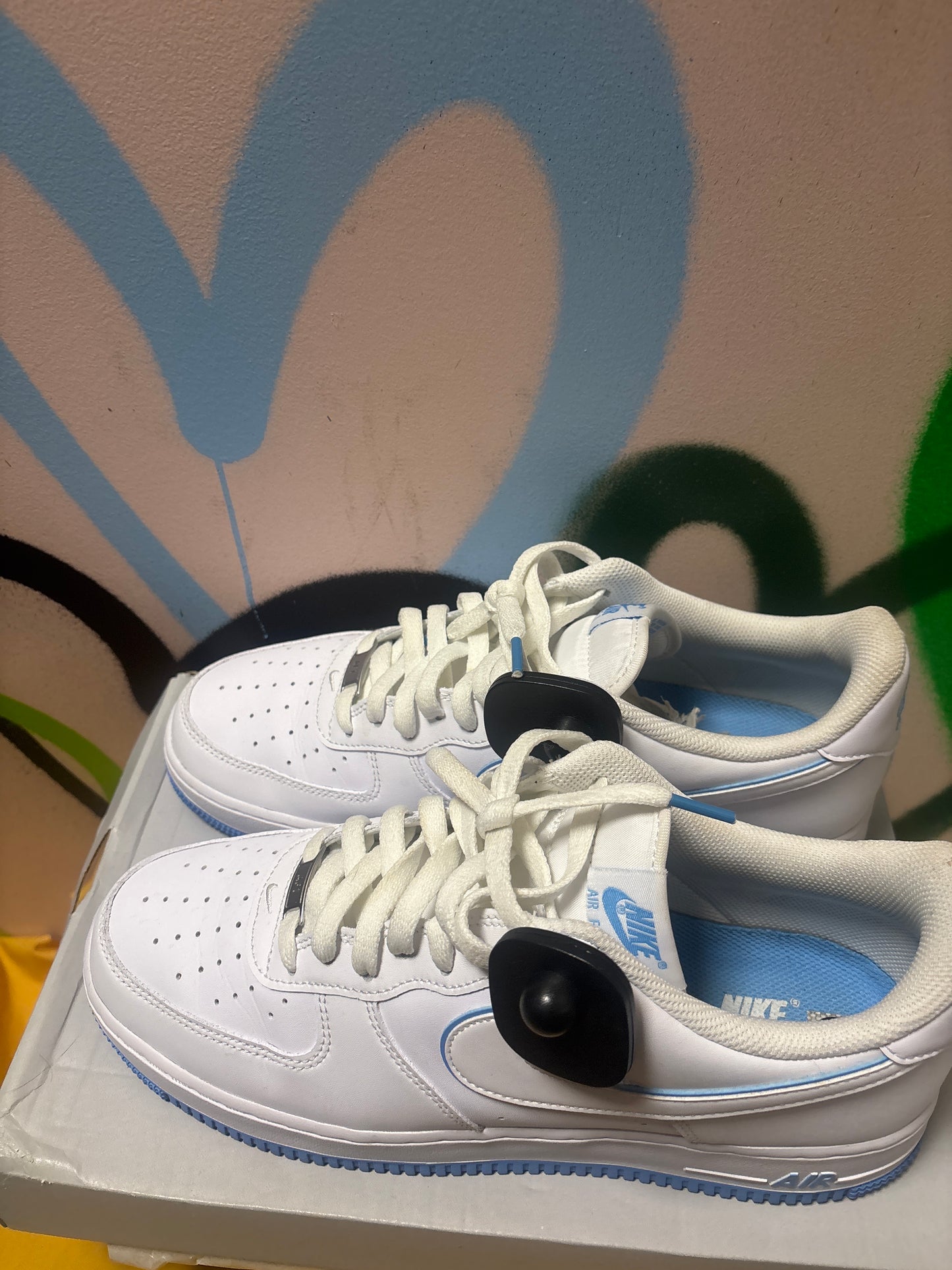 Nike Air Force 1 '07 Low in the 'White University Blue' colorway Women’s 12.5 Men’s 11