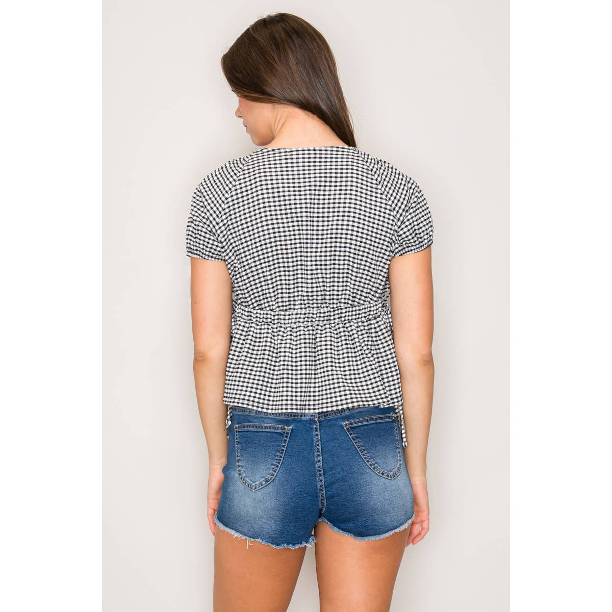 The Babydoll Plaid Top