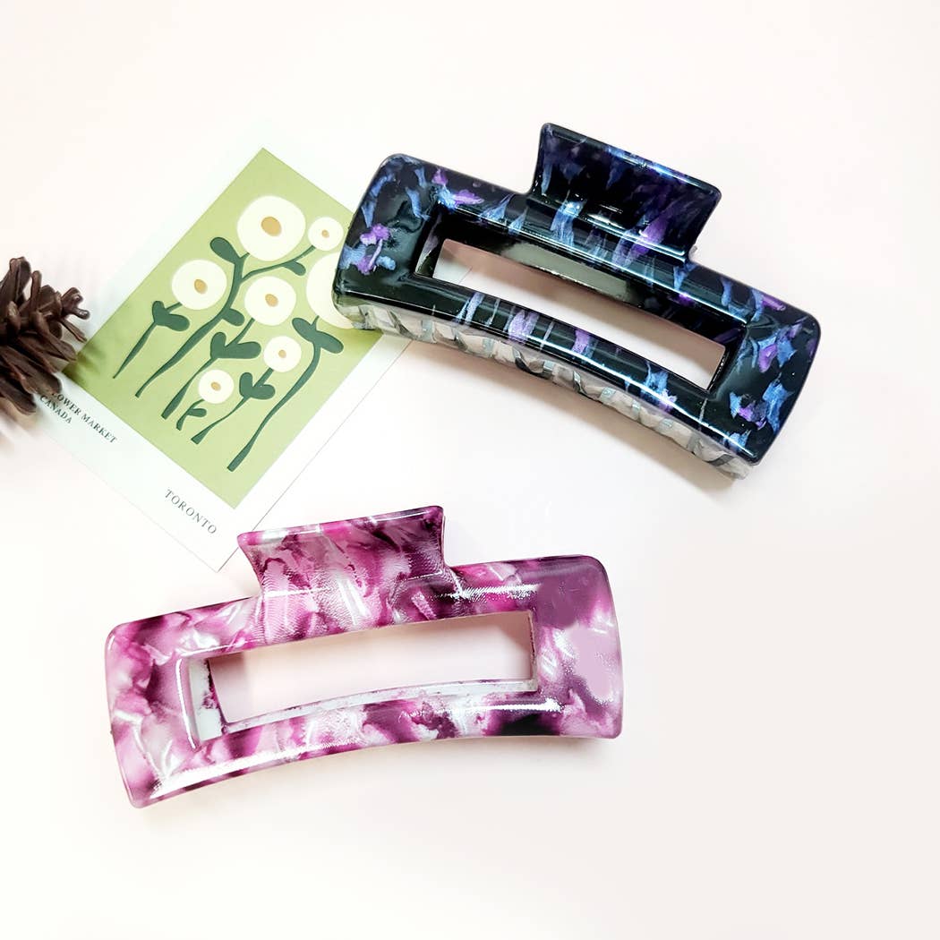 Shell Effect Hair Claw Clip
