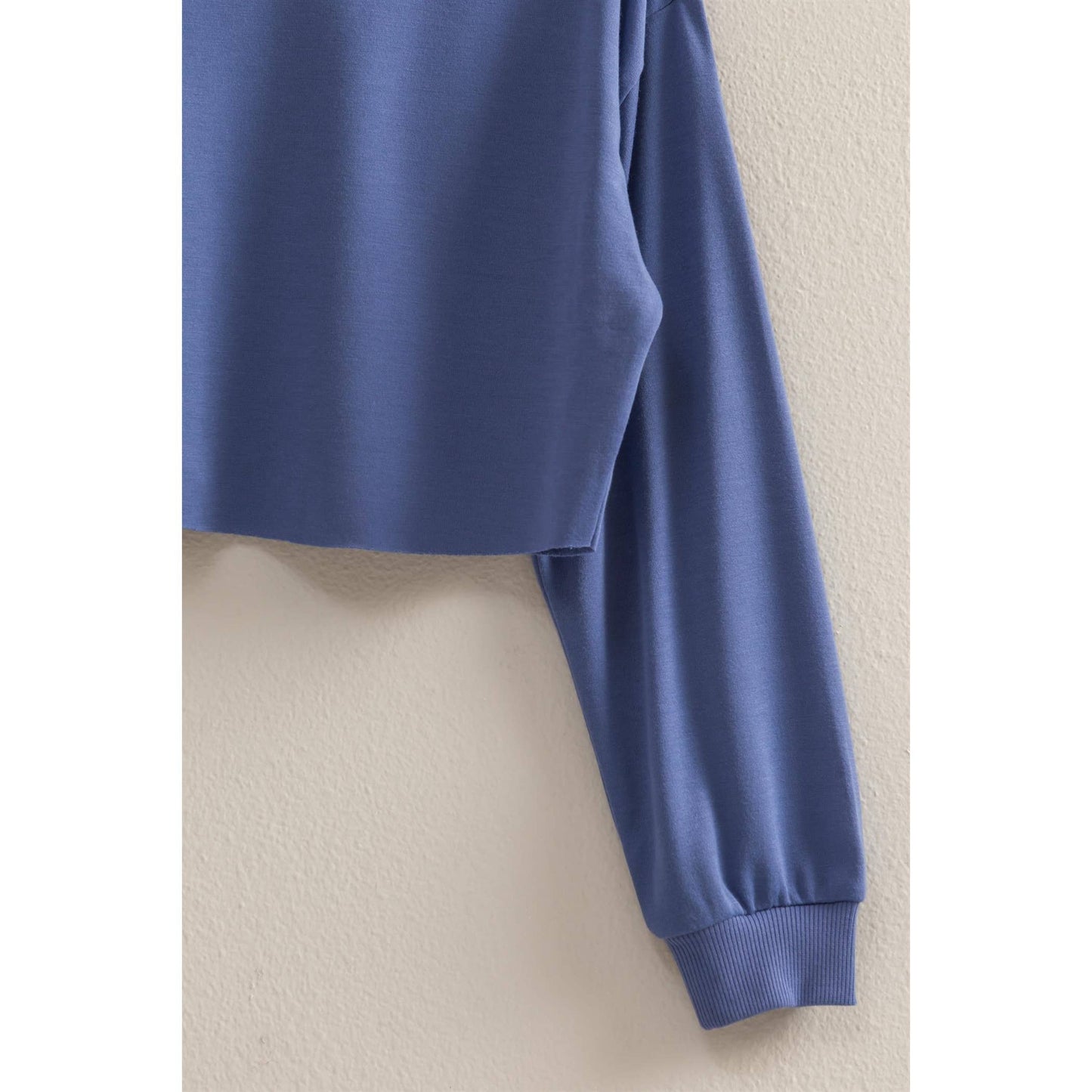 Casually Cute Boat Neck Long Sleeve Top
