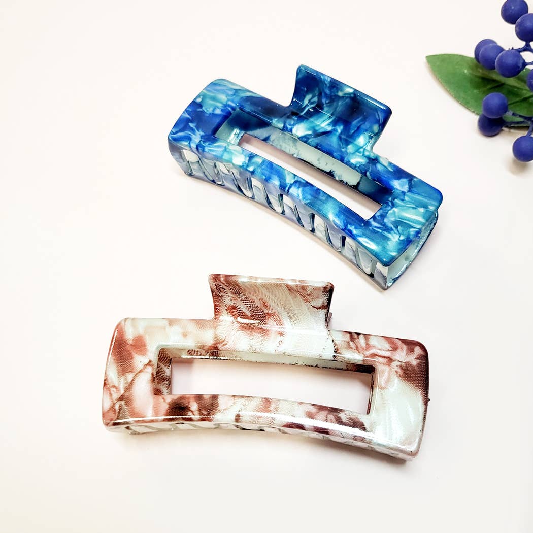 Shell Effect Hair Claw Clip