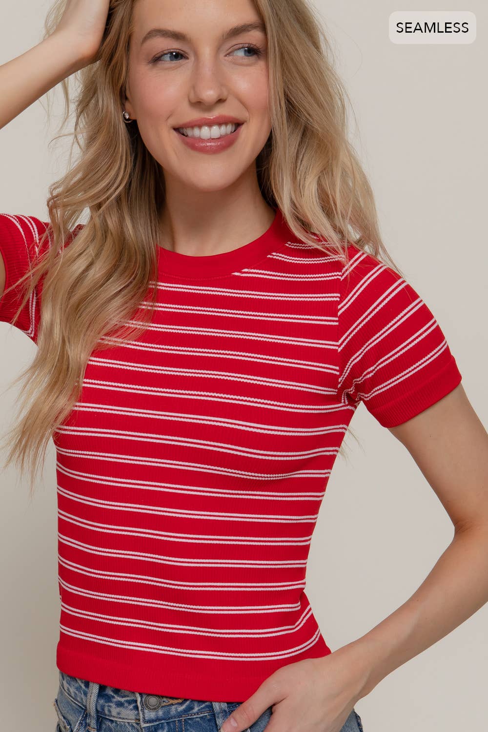 CHUNKY STRIPPED BLOUSE