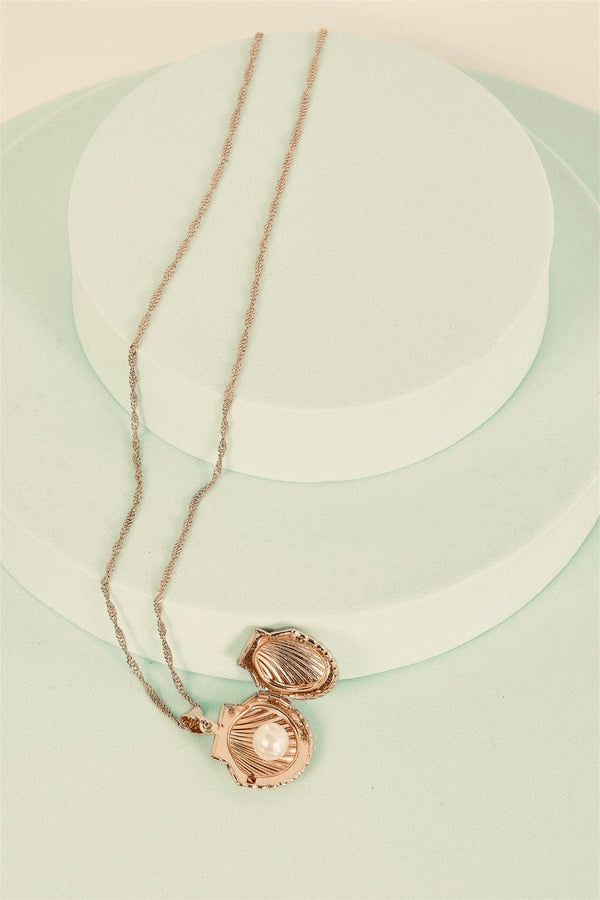 Mermaid Treasure Medallion Chain Necklace