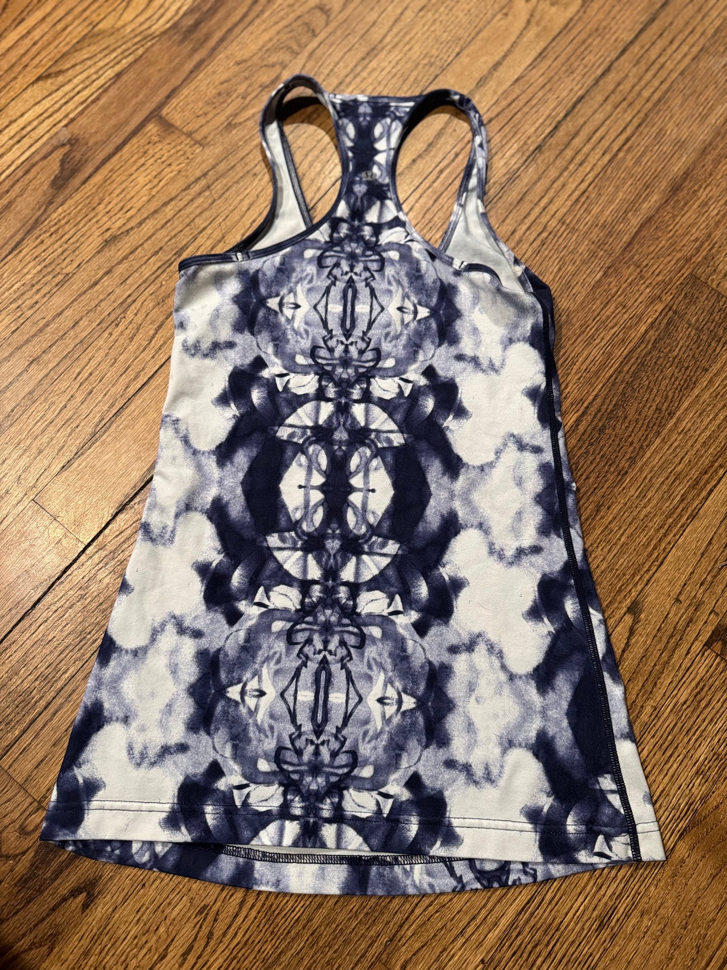 (SZ4) Lululemon Cool Racerback Ink Blot Deep Indigo