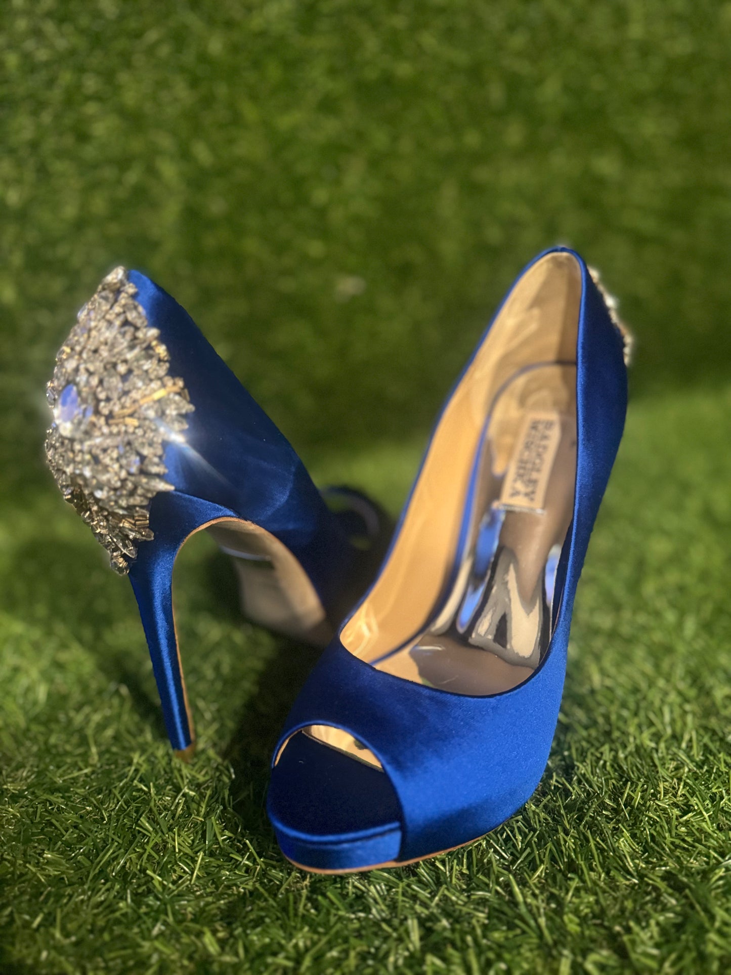 BADGLEY MISCHKA HEEL SIZE 7.5