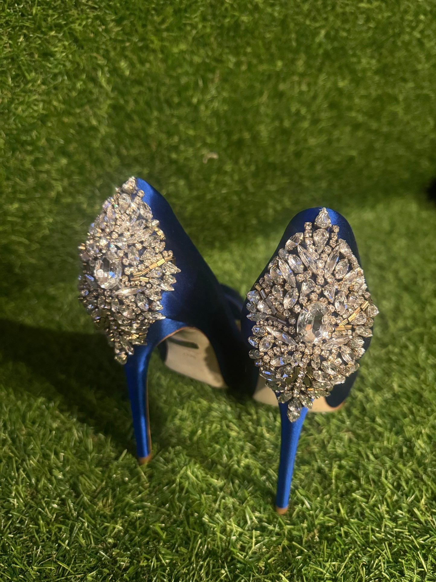 BADGLEY MISCHKA HEEL SIZE 7.5