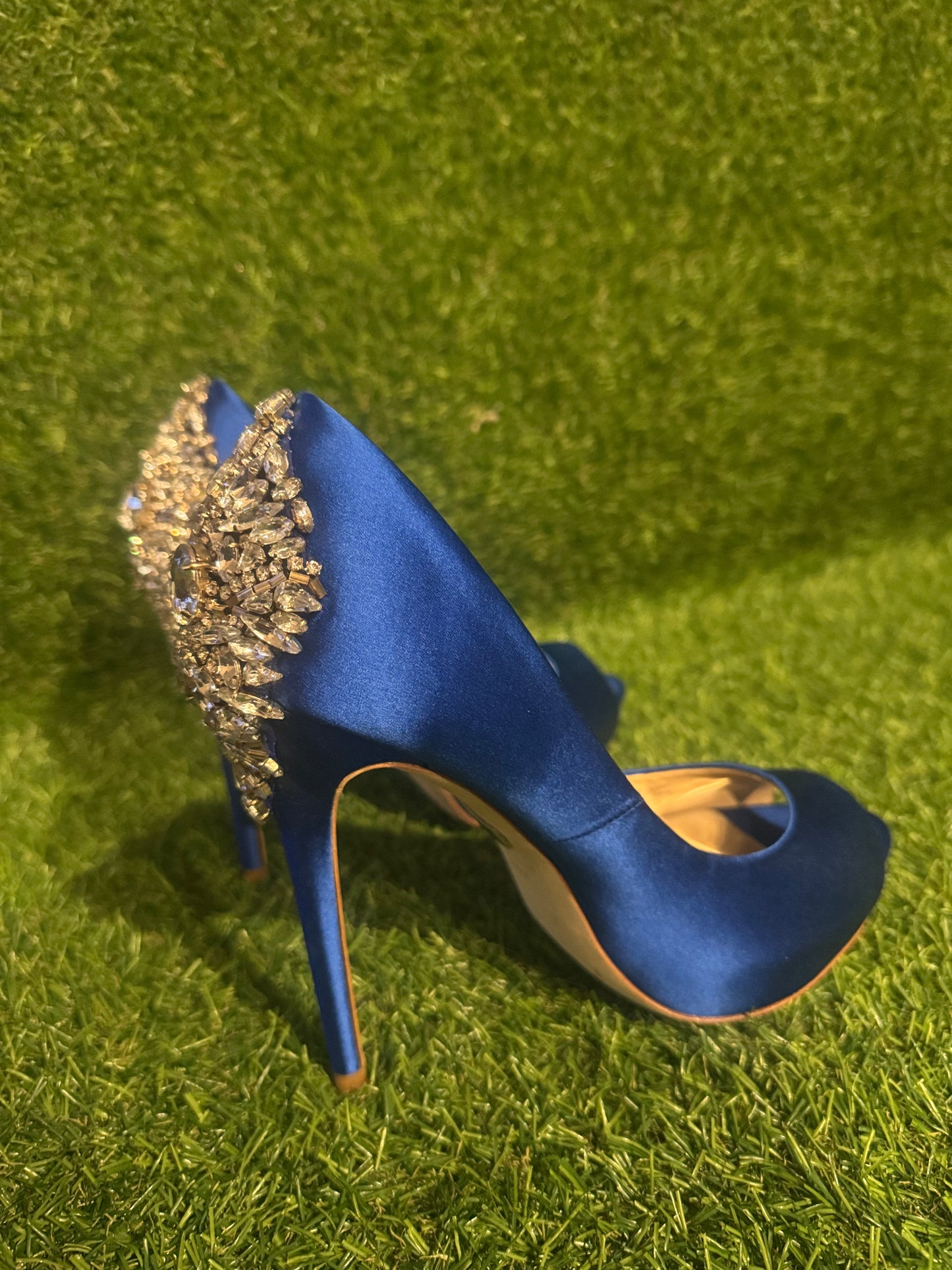 BADGLEY MISCHKA HEEL SIZE 7.5