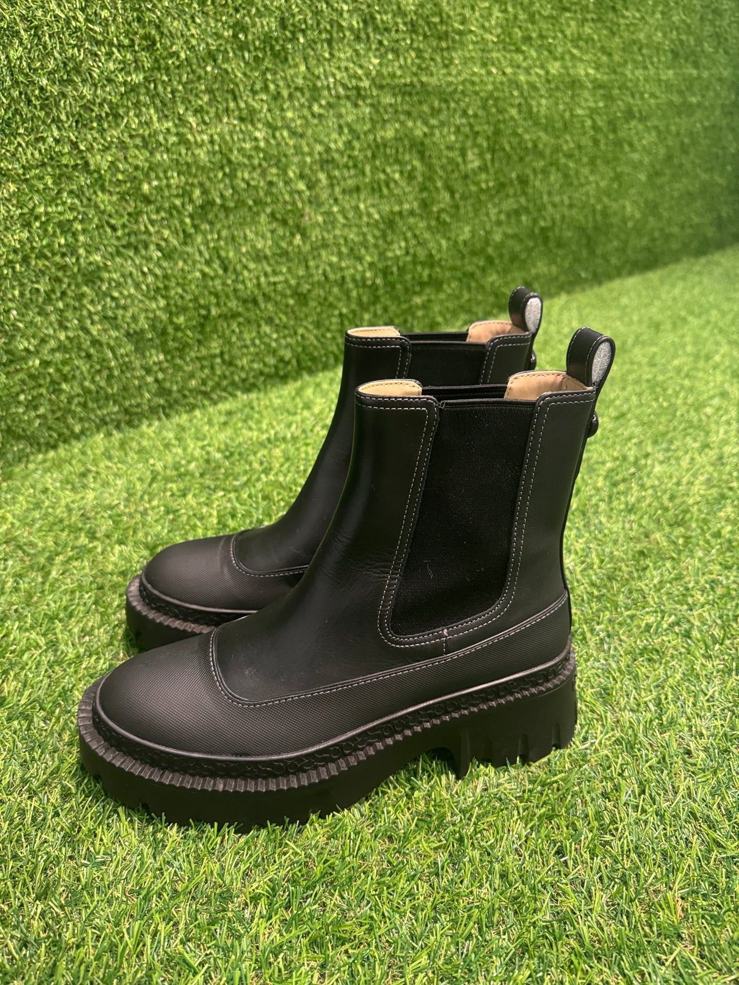 COACH BOOTS BLACK SIZE 6.5