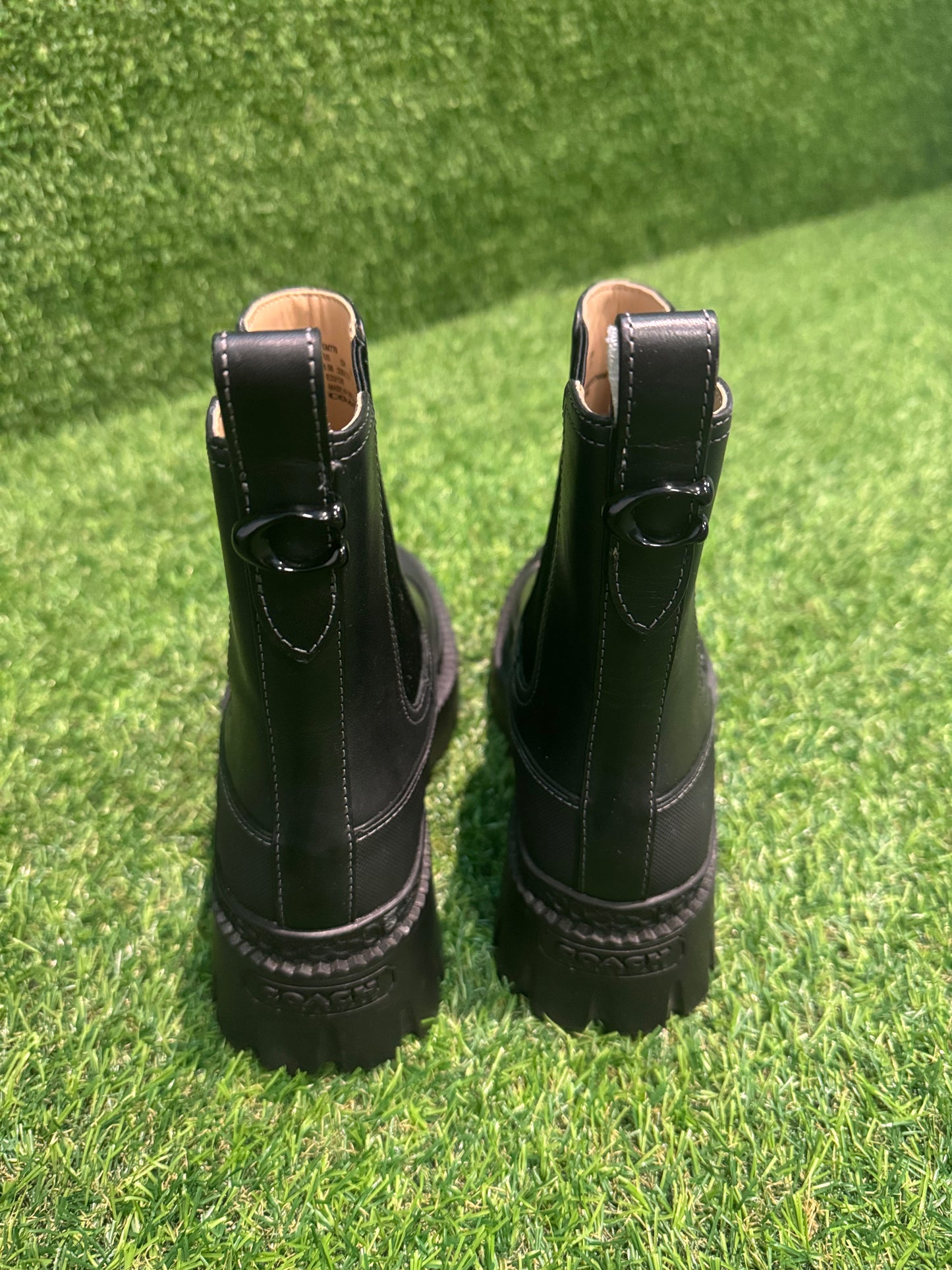 COACH BOOTS BLACK SIZE 6.5
