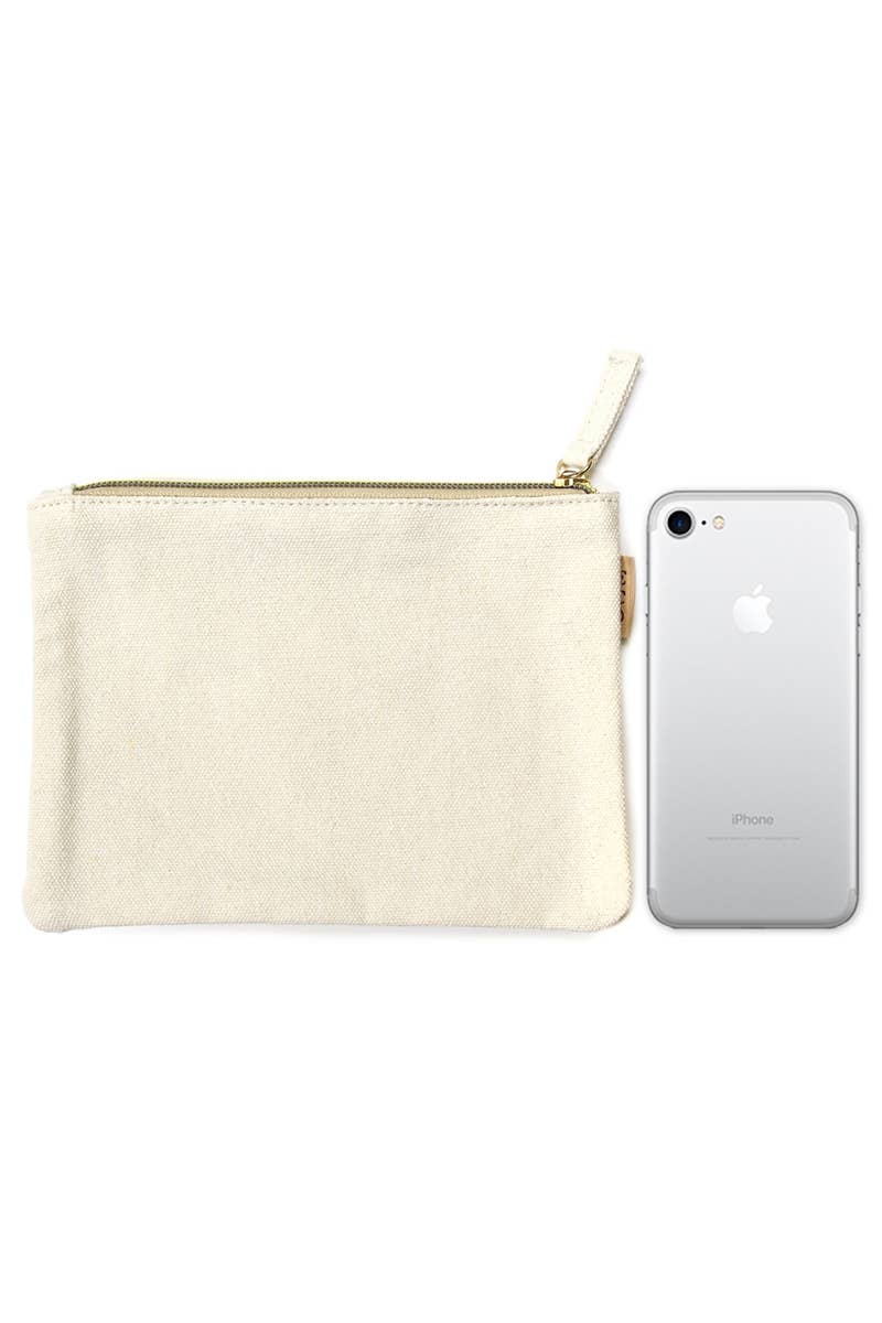 Multi Print Cotton Canvas Eco Pouch Bags