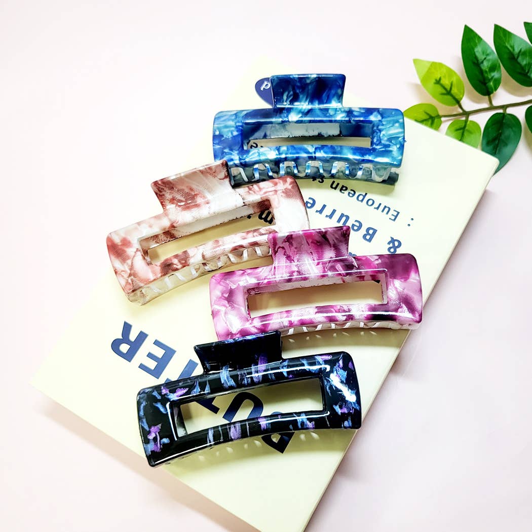 Shell Effect Hair Claw Clip