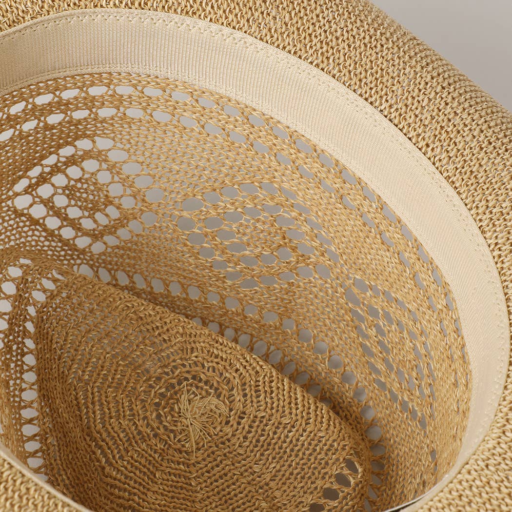 Eco-Friendly Straw Panama Adjustable Hat