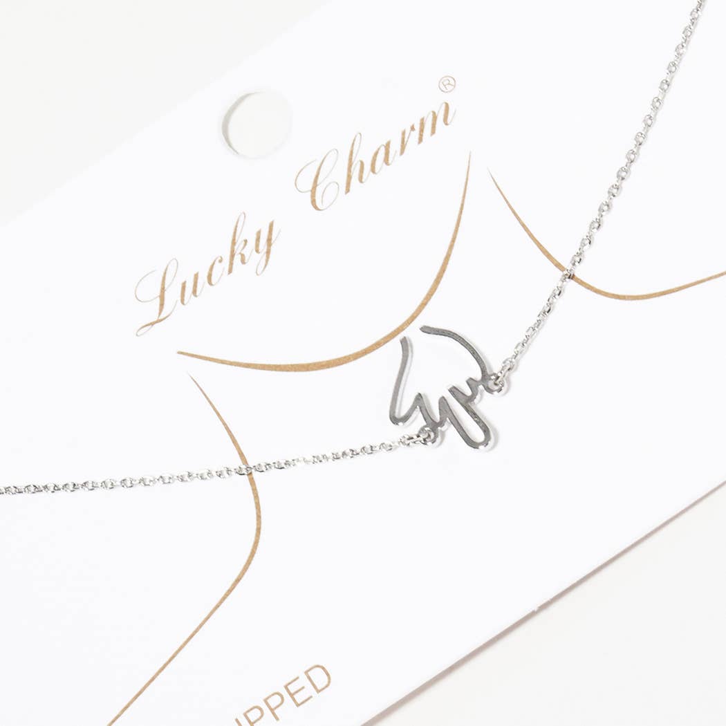 Gold-Dipped Middle Finger Up Necklaces