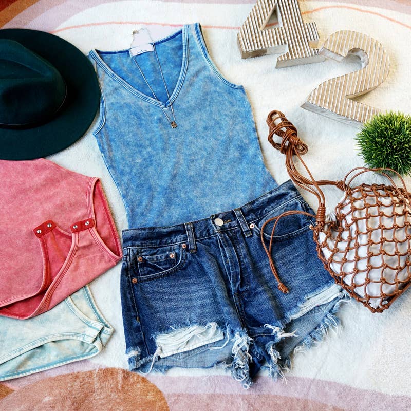 Vintage Washed Cotton Bodysuit