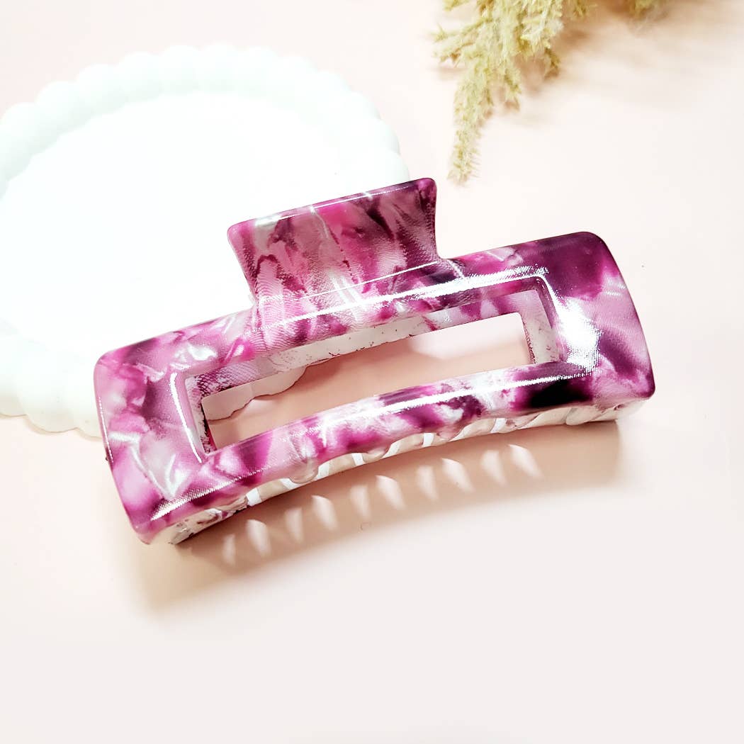 Shell Effect Hair Claw Clip