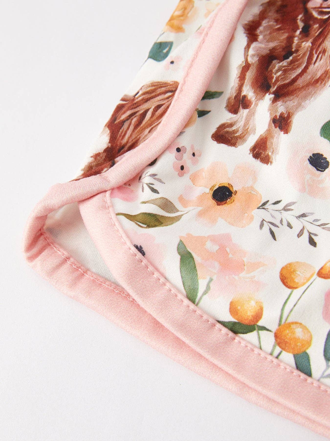 Cow Floral Girls Jumpsuit