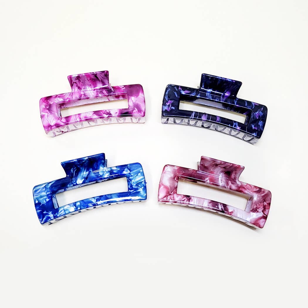 Shell Effect Hair Claw Clip