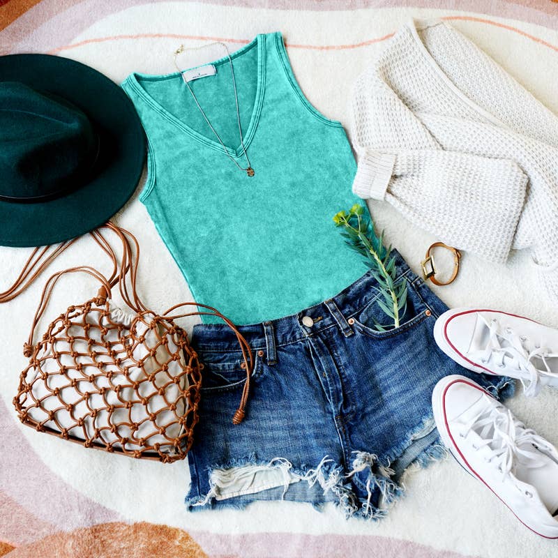 Vintage Washed Cotton Bodysuit