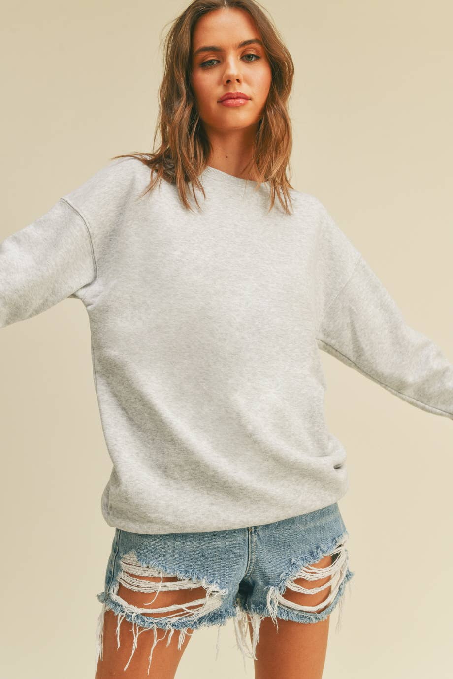 Blank Long Sleeve Sweatshirt