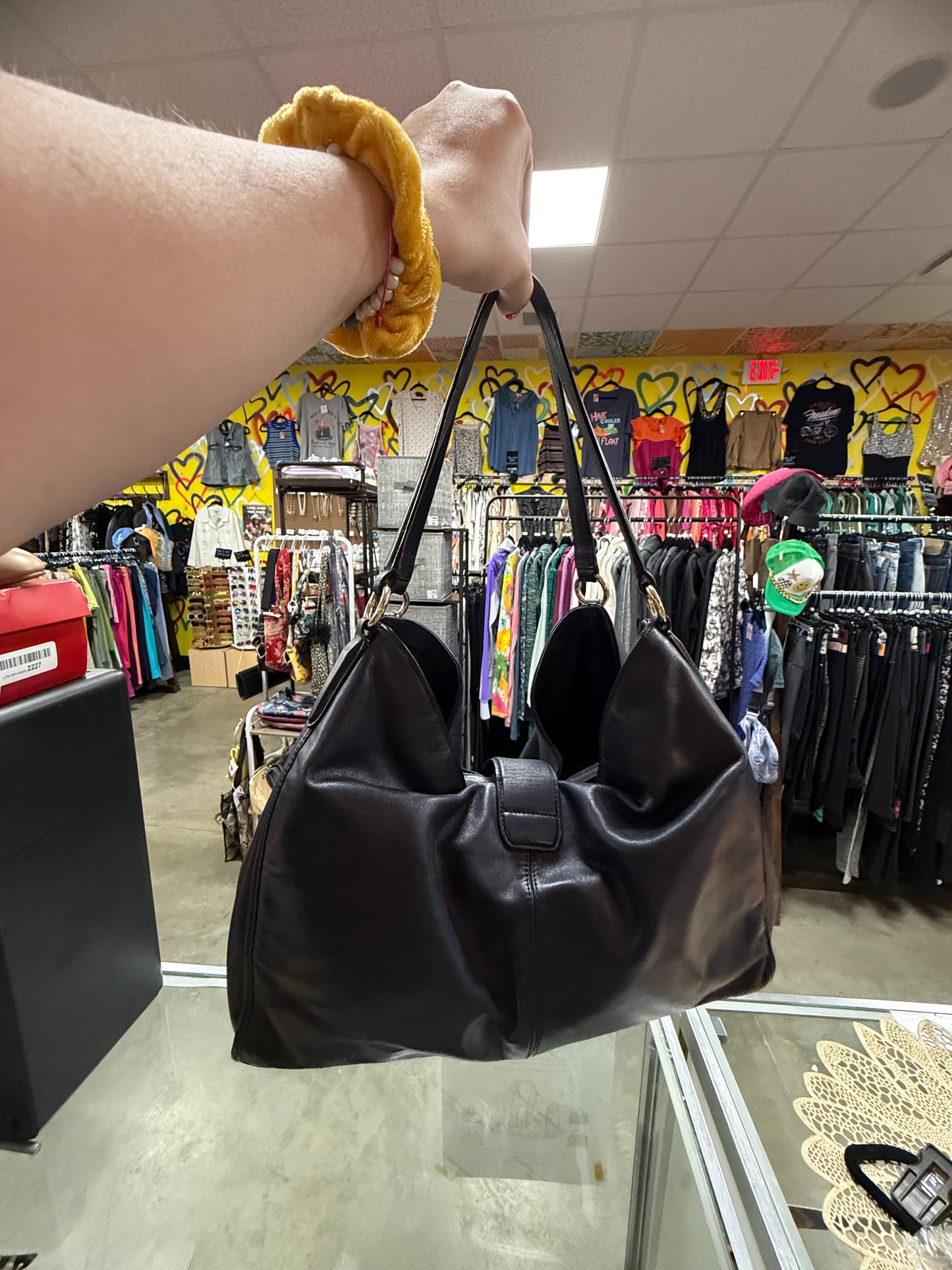 Coach Madison Carlyle Hobo Bag – Midnight Blue Smooth Leather **AUTHENTICATED**