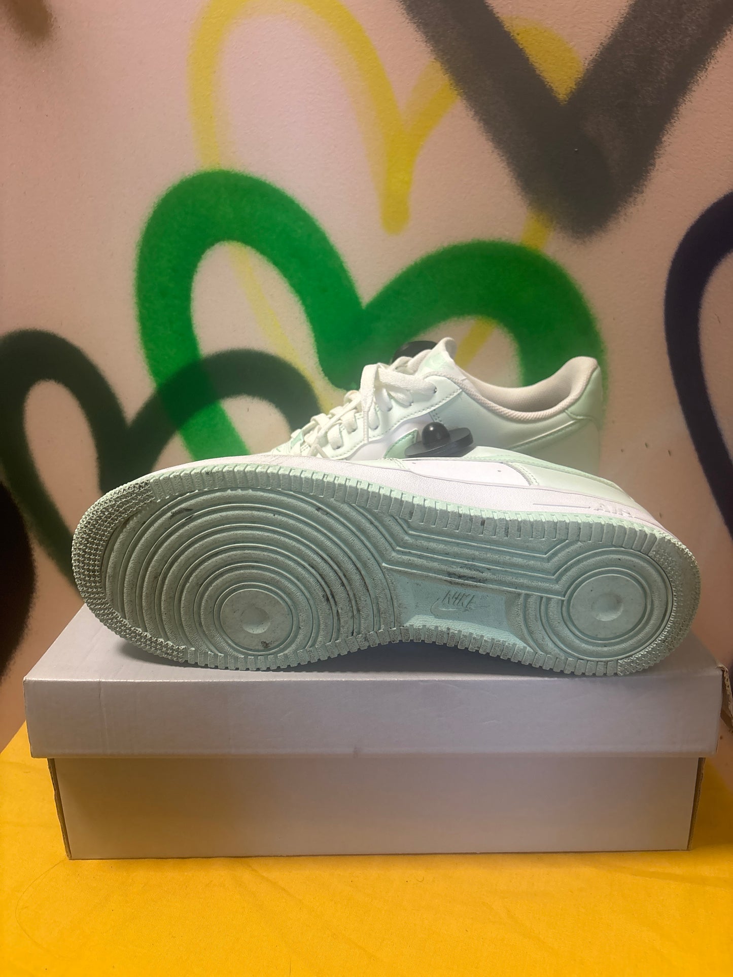 Nike Air Force 1 Low '07 in the "Barely Green/Mint Foam" colorway Woman’s 12.5 Men’s 11