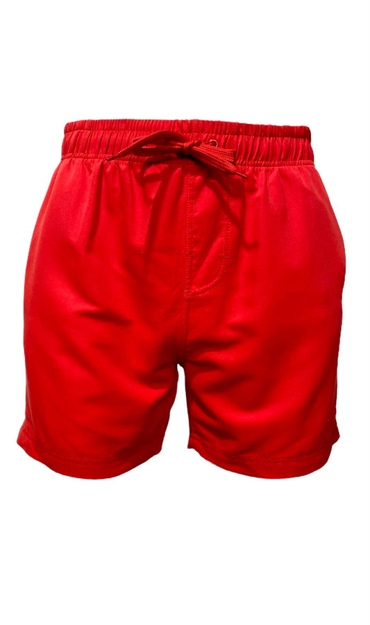 Red Men's Swim Trunk