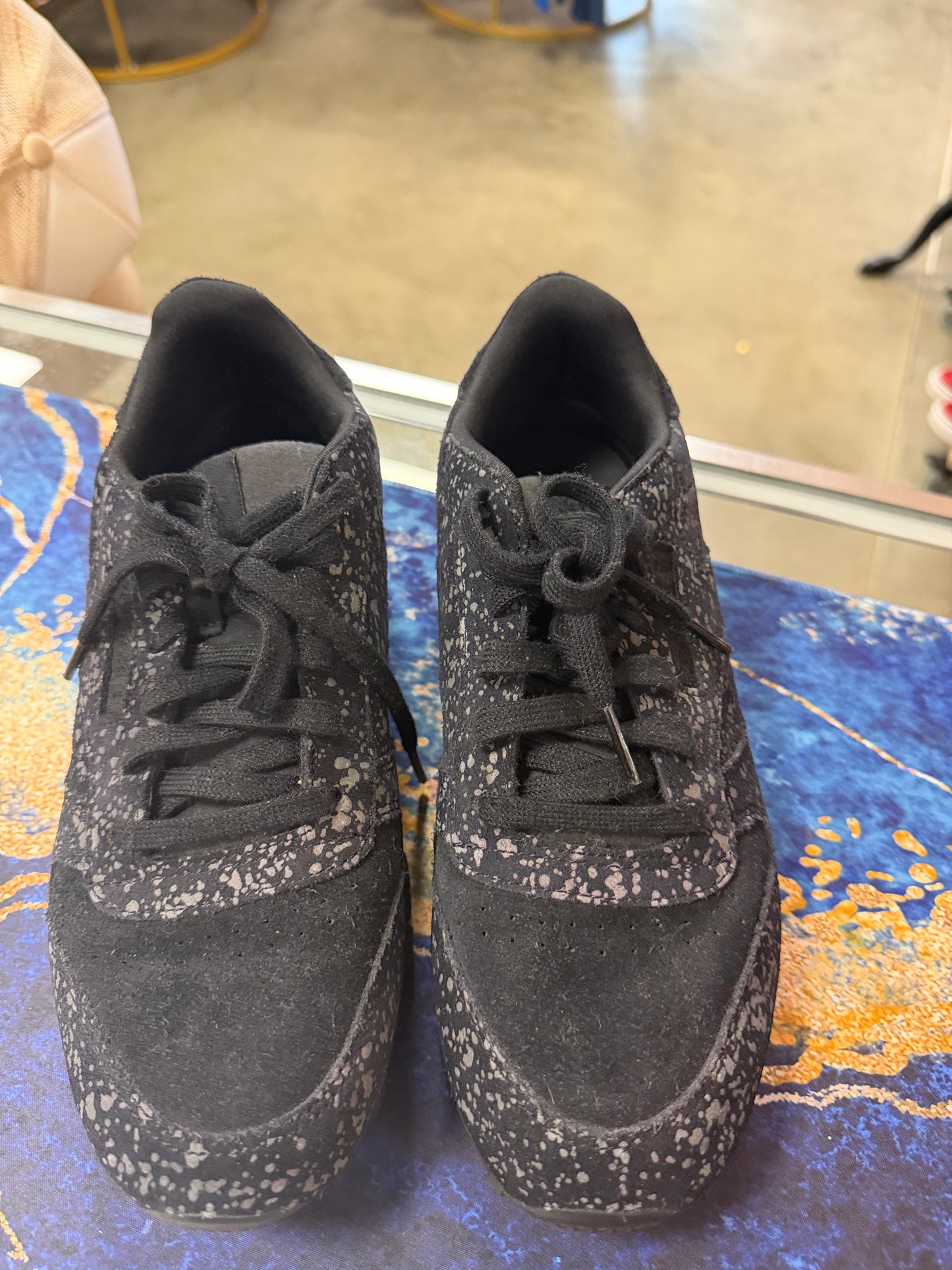 (6 WMN) Reebok Classic Leather IR BS7885 Black Suede Lifestyle