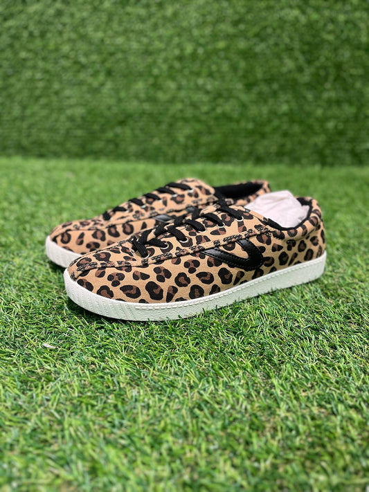 Tretorn Leopard Print Flat Size 11