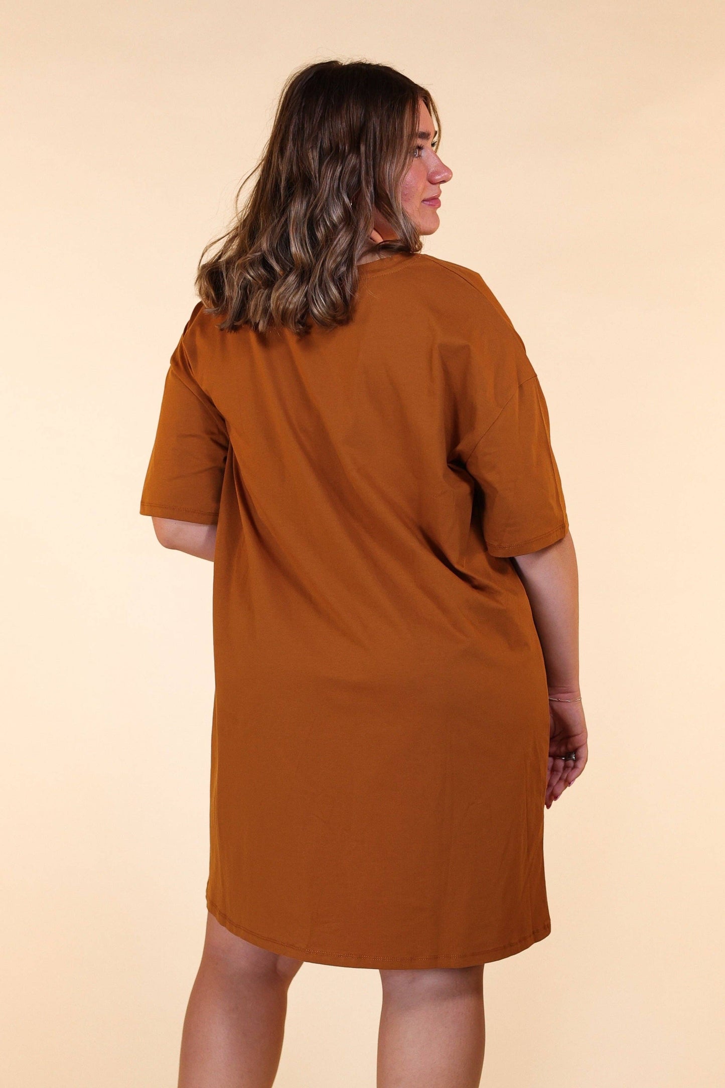 Rust Me Up T-shirt Dress