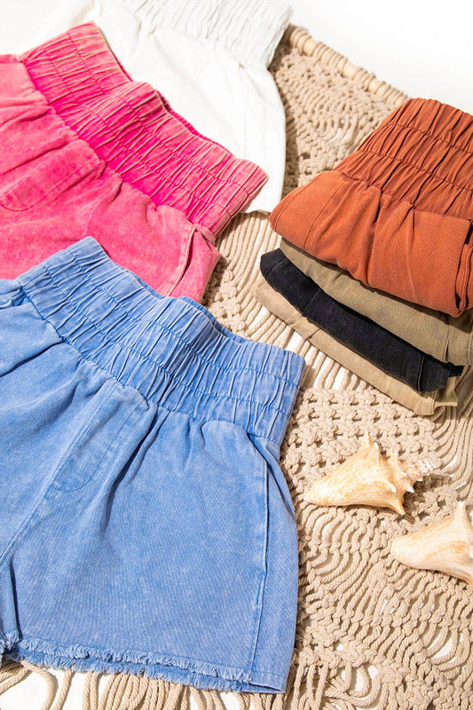 Pocket Perfect Twill Mini Shorts