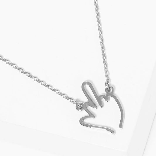 Gold-Dipped Middle Finger Up Necklaces