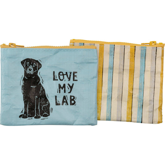 Love My Lab Zipper Wallet
