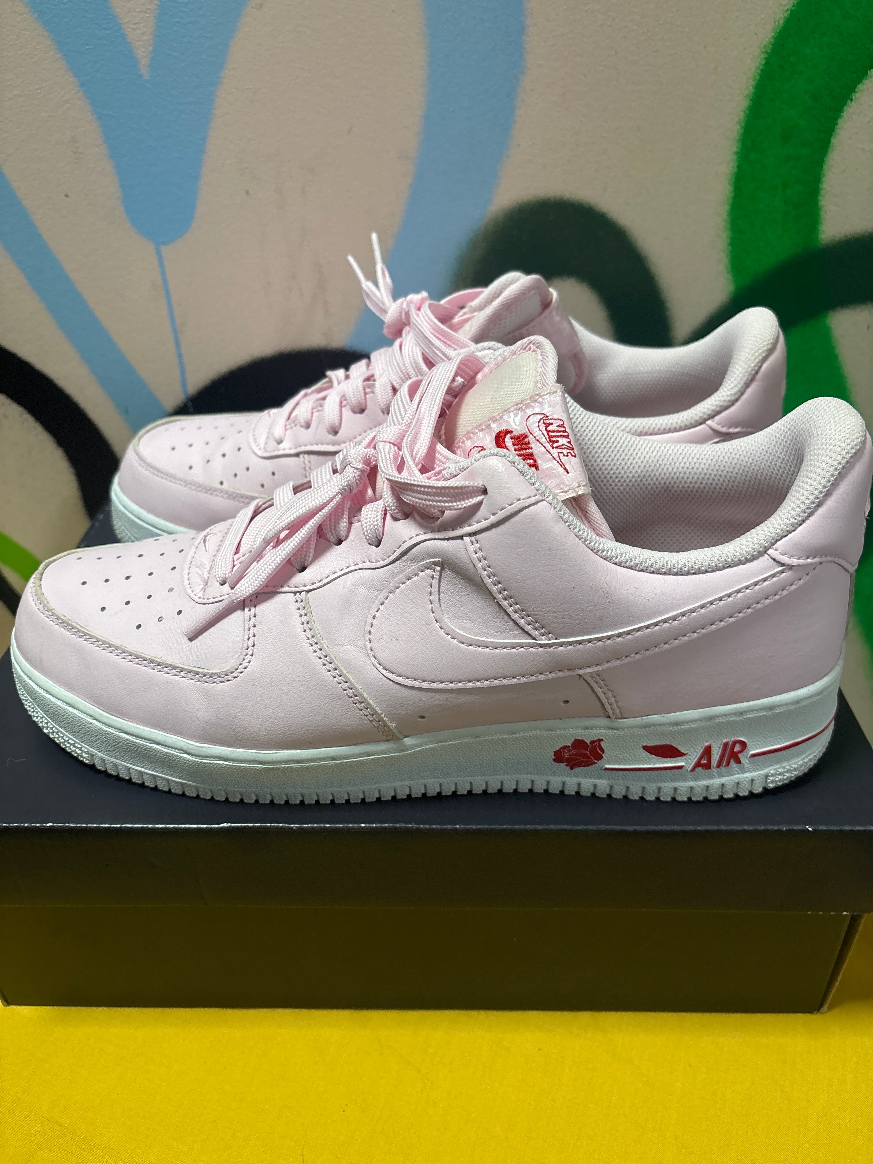 air force 1 thank you plastic bag pink foam