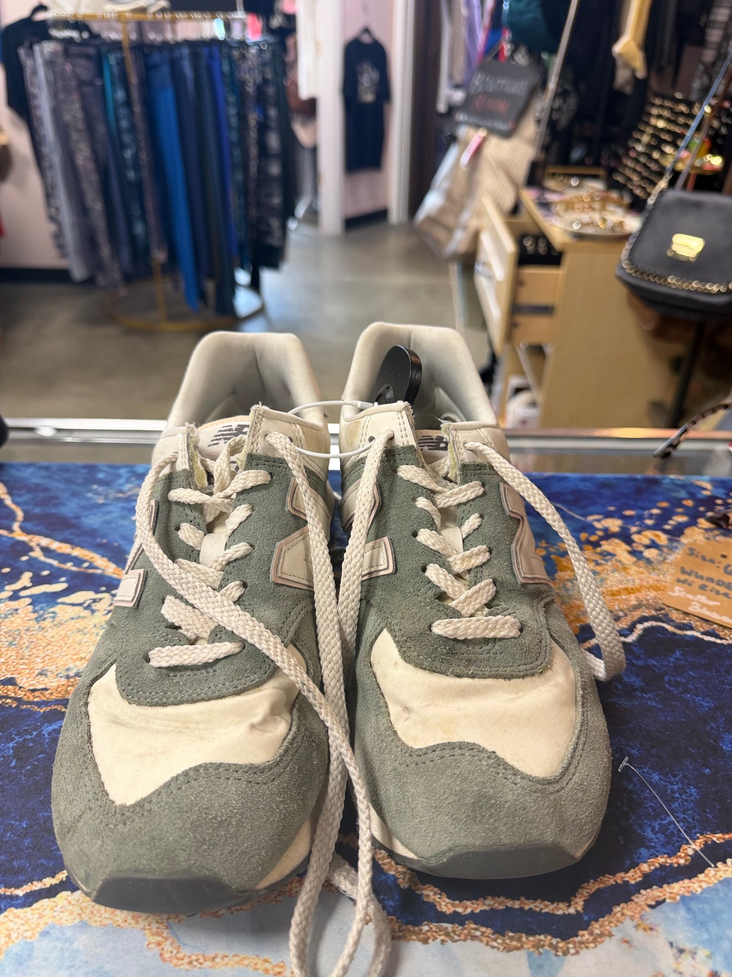 (9W/7.5M) NEW BALANCE 574 DARK JUNIPER
