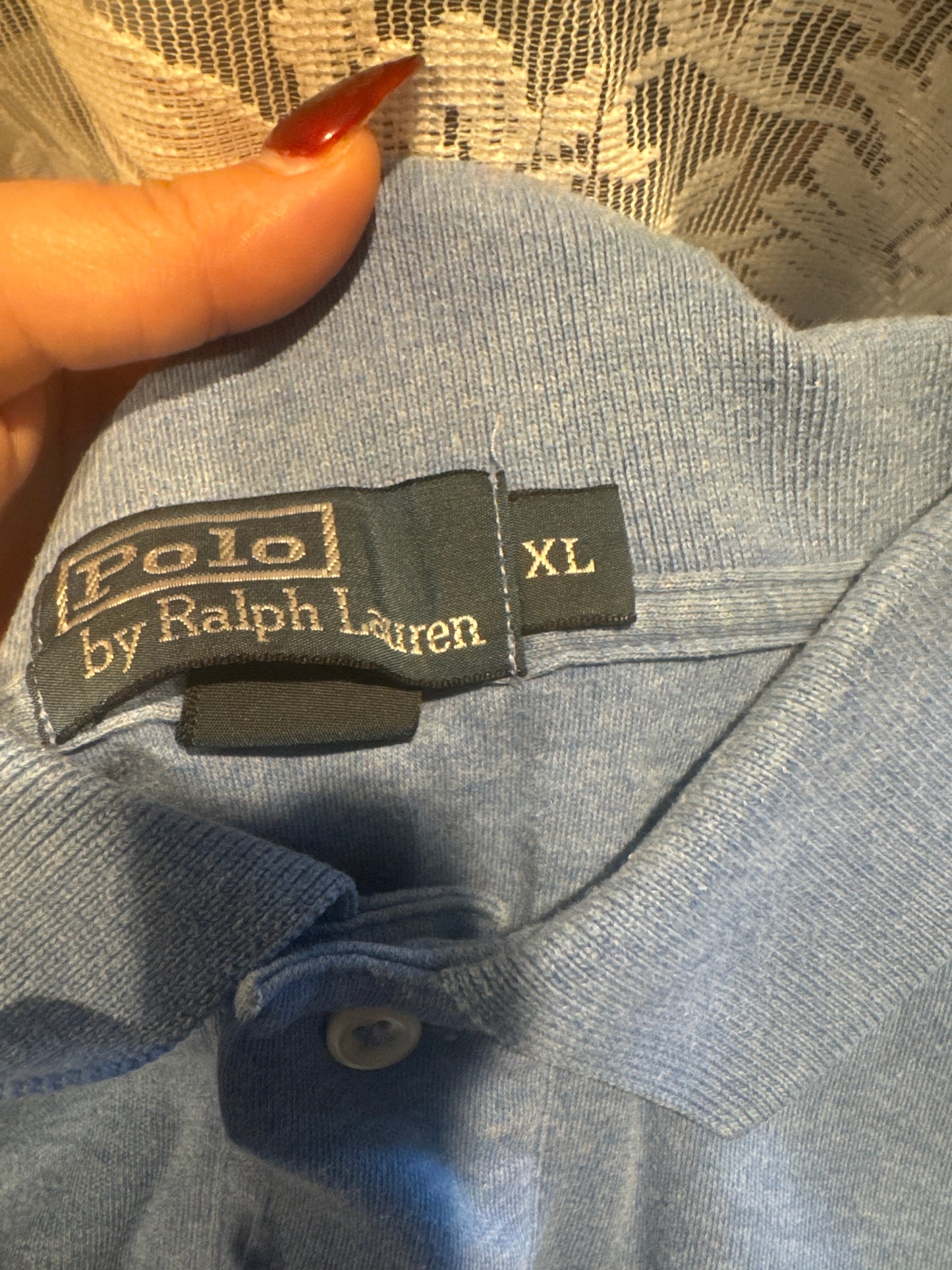 Polo Ralph Lauren Short Sleeve Polo Shirt Periwinkle Blue (MENS XL)