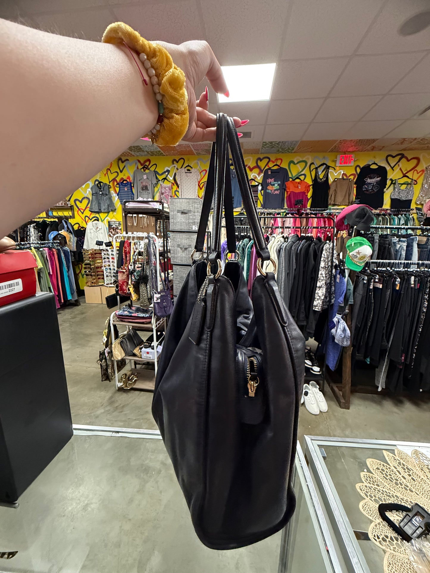 Coach Madison Carlyle Hobo Bag – Midnight Blue Smooth Leather **AUTHENTICATED**
