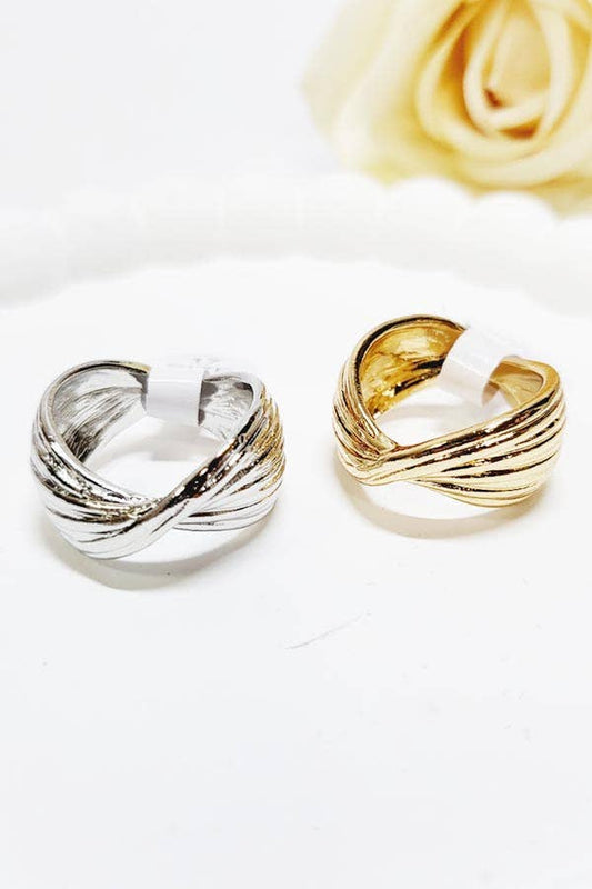 Wrinkled Twisted Ring